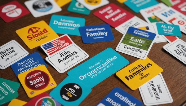Étiquettes autocollantes : l'allié des familles organisées
